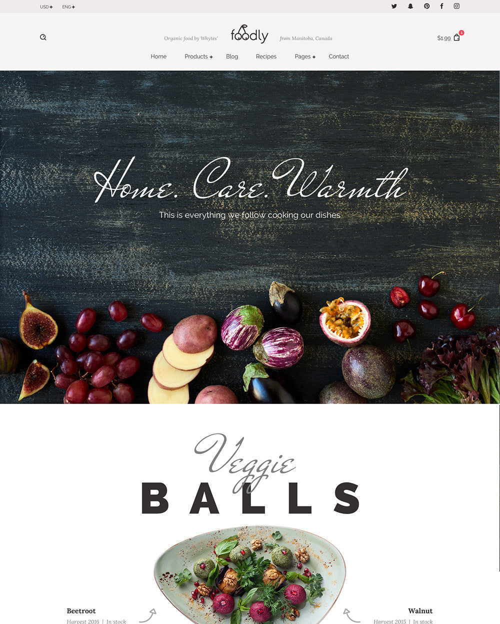 Foodly Premium Food Shopify Theme