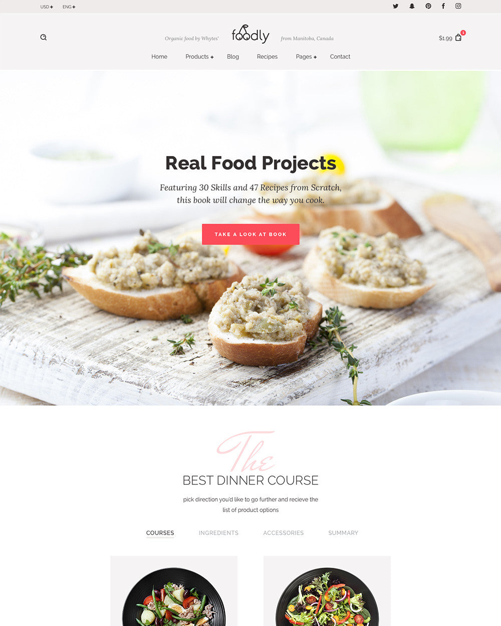 Foodly Premium Food Shopify Theme