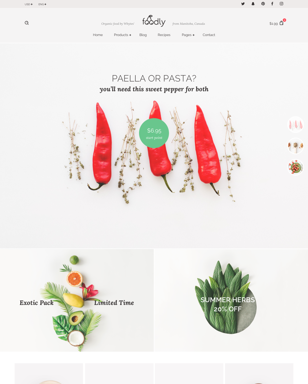 Foodly Premium Food Shopify Theme