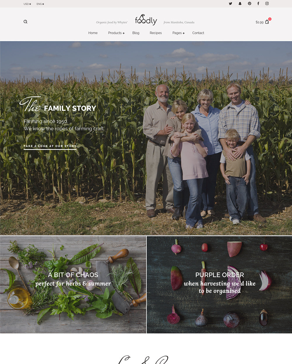 Foodly Premium Food Shopify Theme
